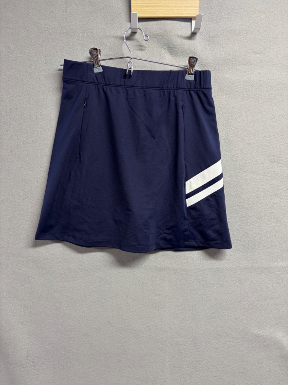 J. McLaughlin Blue A-Line Exercise Skirt with Shorts Skort size XS $168 Retail